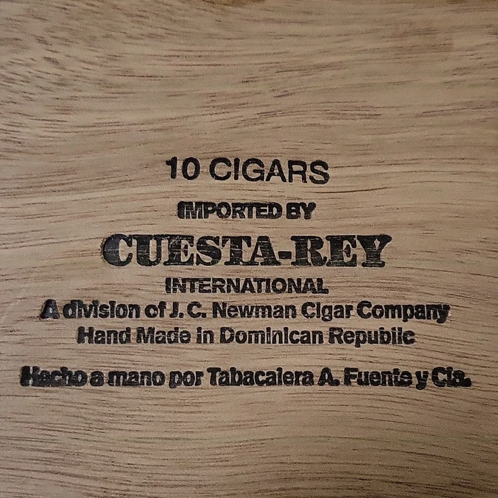 Cuesta-Rey Red Wooden Empty Cigar Craft Box